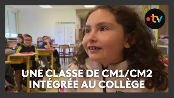 Haute-Saône : une classe de CM1-CM2 à l'intérieur du collège