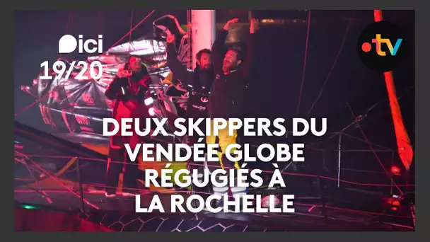 Benjamin, 1er des deux skippers du Vendée Globe à La Rochelle