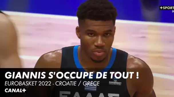 La fin de match hallucinante de Giannis Antetokounmpo lors de Croatie / Grèce - Eurobasket 2022