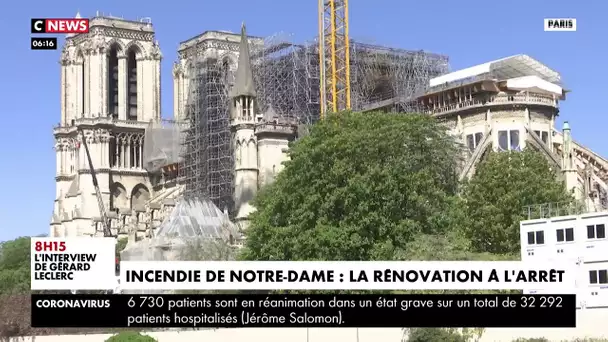 Incendie de Notre-Dame : la rénovation à l’arrêt