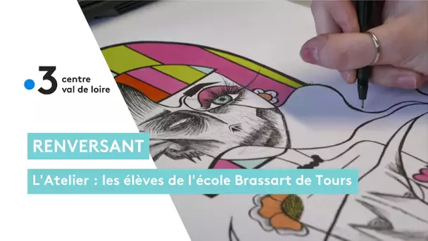 L'Atelier : les étudiants l'école Brassart de Tours créent des œuvres sur le thème "Résistance"