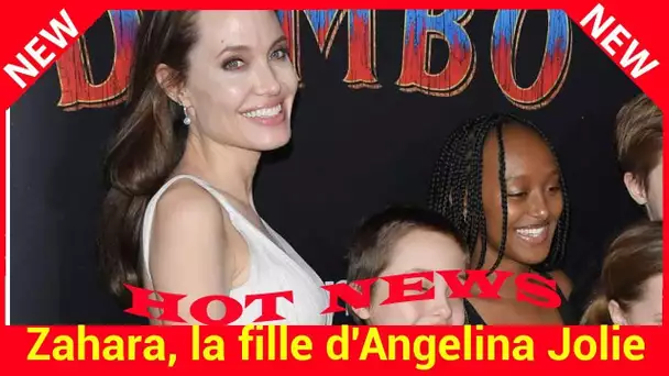 Zahara, la fille d&#039;Angelina Jolie, vêtue d&#039;une robe audacieuse à 14 ans