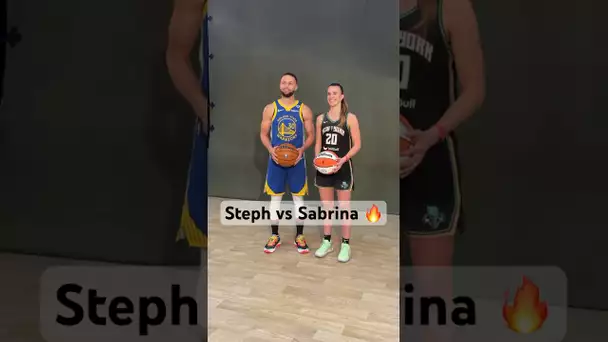 Stephen Curry & Sabrina Ionescu Ahead Their 3-Point Challenge! 👀🔥| #Shorts