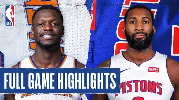 KNICKS at PISTONS | FULL GAME HIGHLIGHTS | November 6, 2019