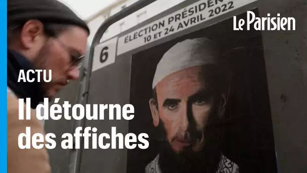 Le Pen voilée, Macron gilet jaune, Zemmour converti à l'islam: un artiste détourne les affiches d