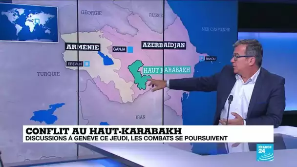 Haut-Karabakh : les combats continuent alors que des pourparlers sont amorcés à Genève