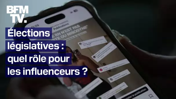 Élections législatives: des influenceurs se mobilisent