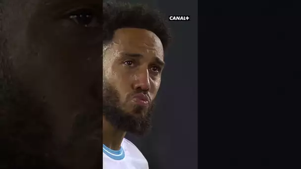 Les larmes d'Aubameyang après l'élimination de l'OM 💔 #shorts