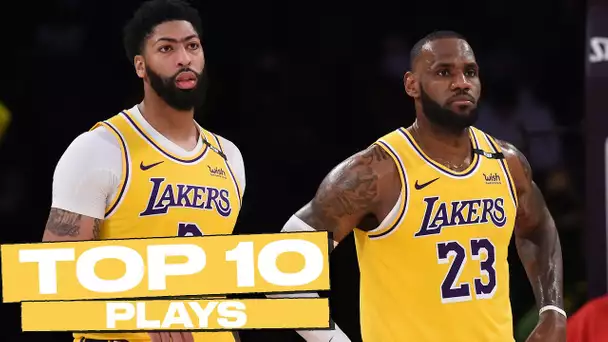 Top 10 Los Angeles Lakers Plays of The Year! 🔥