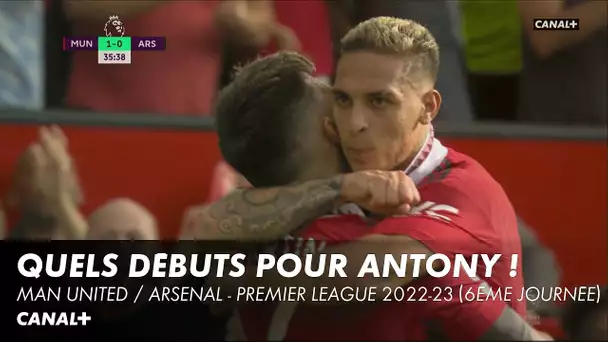 Antony marque pour son premier match avec Man United contre Arsenal - Premier League 2022-2023