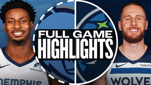 GRIZZLIES at TIMBERWOLVES | FULL GAME HIGHLIGHTS | January 11, 2025