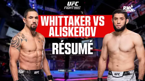 Résumé - UFC Fight Night Riyad: Whittaker-Aliskerov, KO expéditif