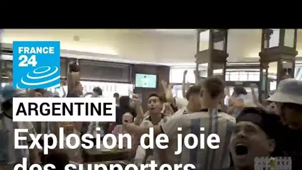 Mondial-2022 : à Buenos Aires, les supporters explosent de joie après la victoire face à la France