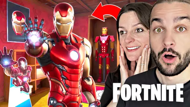 ON A TROUVÉ LA BASE SECRETE DE IRON MAN ! ( Fortnite Saison 4 )