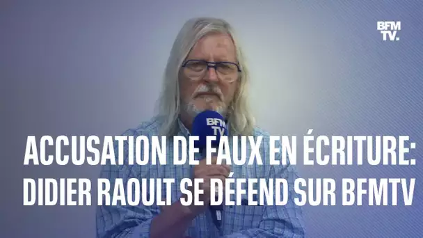 Accusation de faux en écriture: le professeur Didier Raoult se défend sur BFMTV