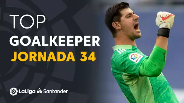 LaLiga Best Goalkeeper Jornada 34: Thibaut Courtois