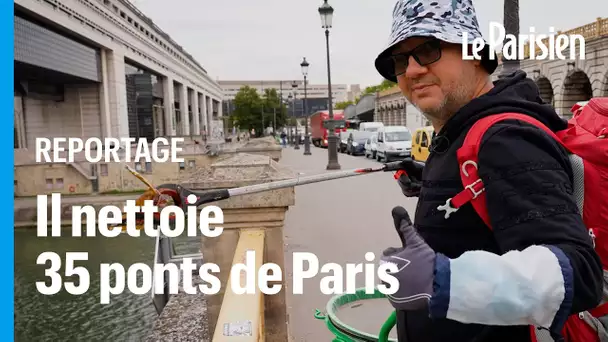 Ludovic, éboueur star de TikTok, nettoie 35 ponts de Paris sur ses jours de repos