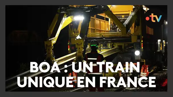 BOA : un train usine unique en France pour remplacer les rails usés du réseau SNCF