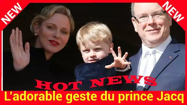 L’adorable geste du prince Jacques de Monaco au balcon, sous le regard ému de ses parents