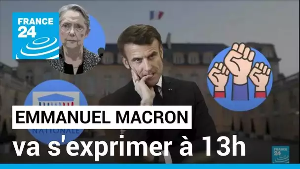 Réforme des retraites : Emmanuel Macron va s'exprimer lors d'une interview télévisée à 13 h