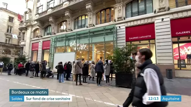 Début des soldes 2021, sans foule et avec beaucoup d'incertitudes