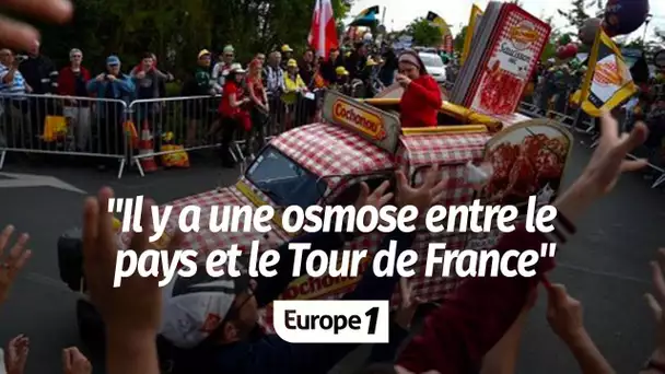 Cyclisme : "il y a une osmose entre le pays et le Tour de France", raconte la journaliste Béatric…