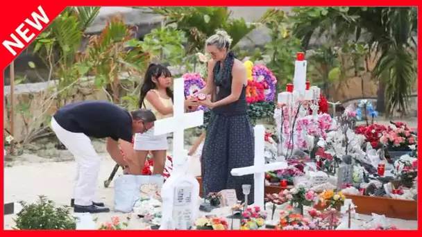 ✅  La tombe de Johnny Hallyday attaquée par le sable ? Les images au cimetière de Lorient