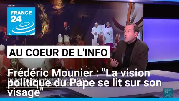 Frédéric Mounier: "La vision politique du Pape se lit sur son visage" • FRANCE 24