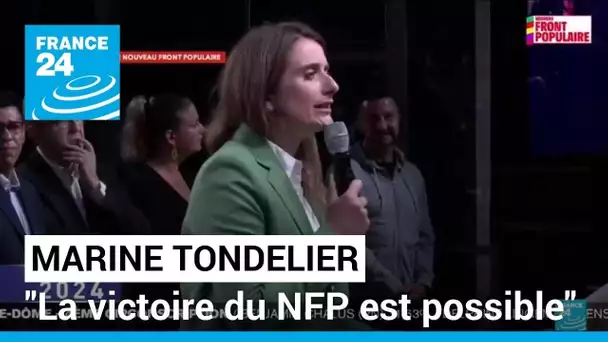 Marine Tondelier : "La page du macronisme est tournée (...) la victoire du NFP est possible"