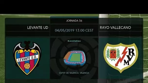 Calentamiento Levante UD vs Rayo Vallecano