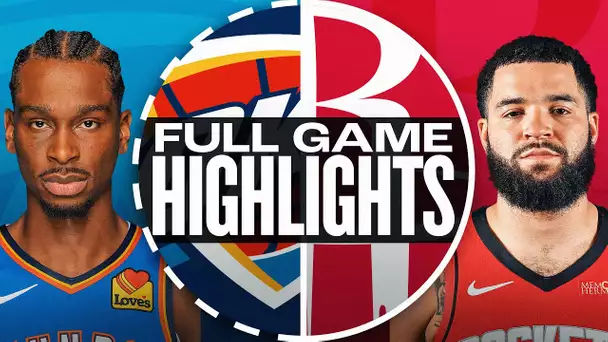 THUNDER at ROCKETS | FULL GAME HIGHLIGHTS | December 1, 2024