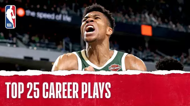 Giannis Antetokounmpo's Top 25 Career Plays!