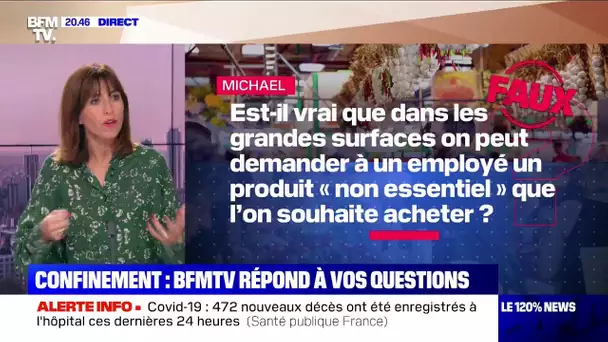 Dans les grandes surfaces, peut-on demander à un employé un produit "non essentiel" ?