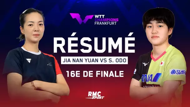 Résumé : Jia Nan Yuan est-elle venue à bout de la championne de Montpellier ? (WTT Francfort)