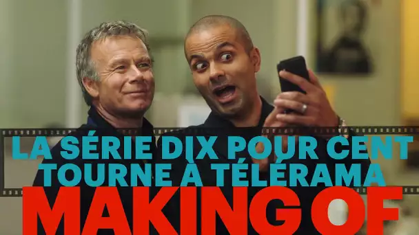 La série "Dix pour cent" tourne à Télérama : making of