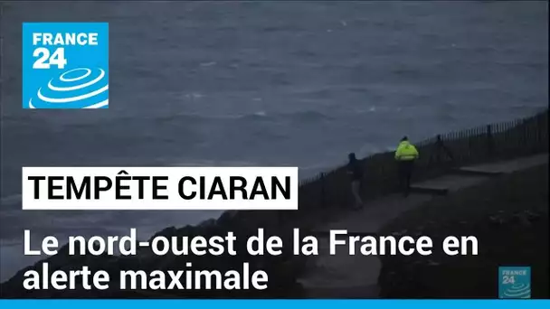 "Du jamais vu" : le nord-ouest de la France en alerte maximale à l'approche de la tempête Ciaran