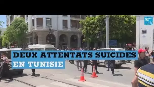 Retour en IMAGES sur les 2 attentats suicides de Tunis - TUNISIE