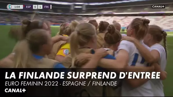 La Finlande surprend l'Espagne dès la première minute - Euro Féminin 2022