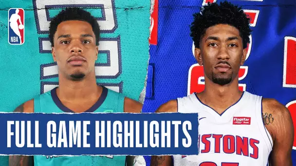 HORNETS at PISTONS | FULL GAME HIGHLIGHTS | February 10, 2020