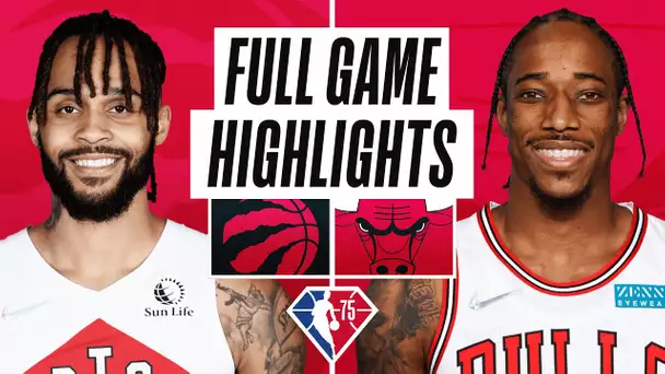 RAPTORS at BULLS | FULL GAME HIGHLIGHTS | January 26, 2022