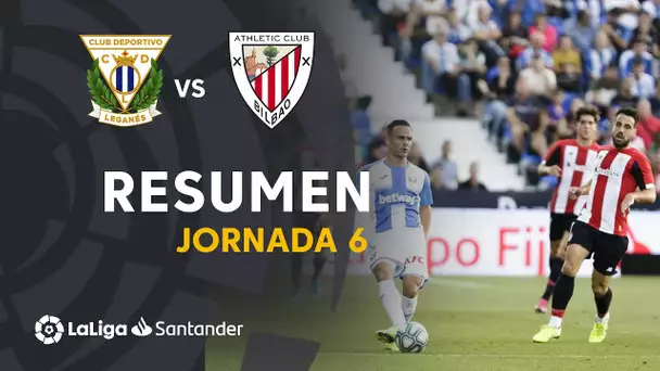 Resumen de CD Leganés vs Athletic Club (1-1)