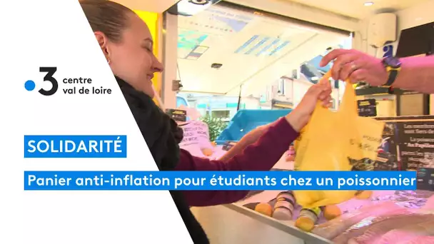 Bourges : un poissonnier propose un panier anti-inflation aux étudiants