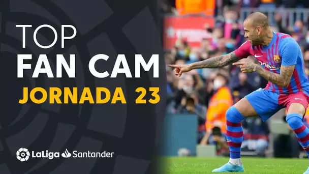 LaLiga Fan Cam Jornada 23: Dani Alves, Capoue & Íñigo Martínez