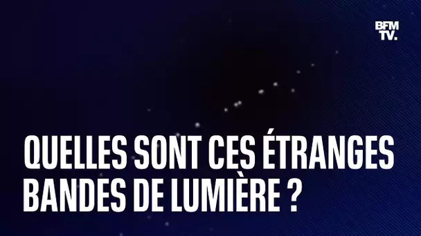 D'où viennent ces étranges bandes de lumière dans le ciel ?