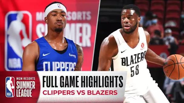 CLIPPERS at BLAZERS | NBA SUMMER LEAGUE | FULL GAME HIGHLIGHTS