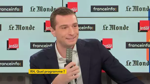 Jordan Bardella : "Eric Zemmour, c'est le vote assurance d'Emmanuel Macron"