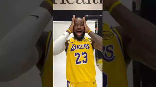 LeBron’s reaction to being the oldest player in the league… again! 🤣 | #Shorts