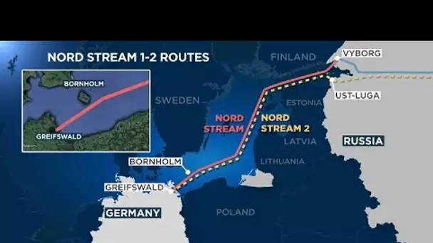 Fuites sur Nord Stream 1 et 2 : l'Union européenne évoque un "sabotage"