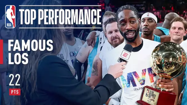 Famous Los Takes Home The 2019 NBA Celebrity Game MVP! | 2019 NBA All-Star