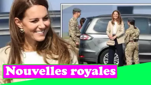 Kate Middleton reprend ses fonctions royales alors que la duchesse rencontre les troupes impliquées